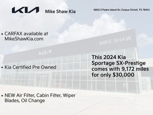 Certified 2024 Kia Sportage SX FWD image 3