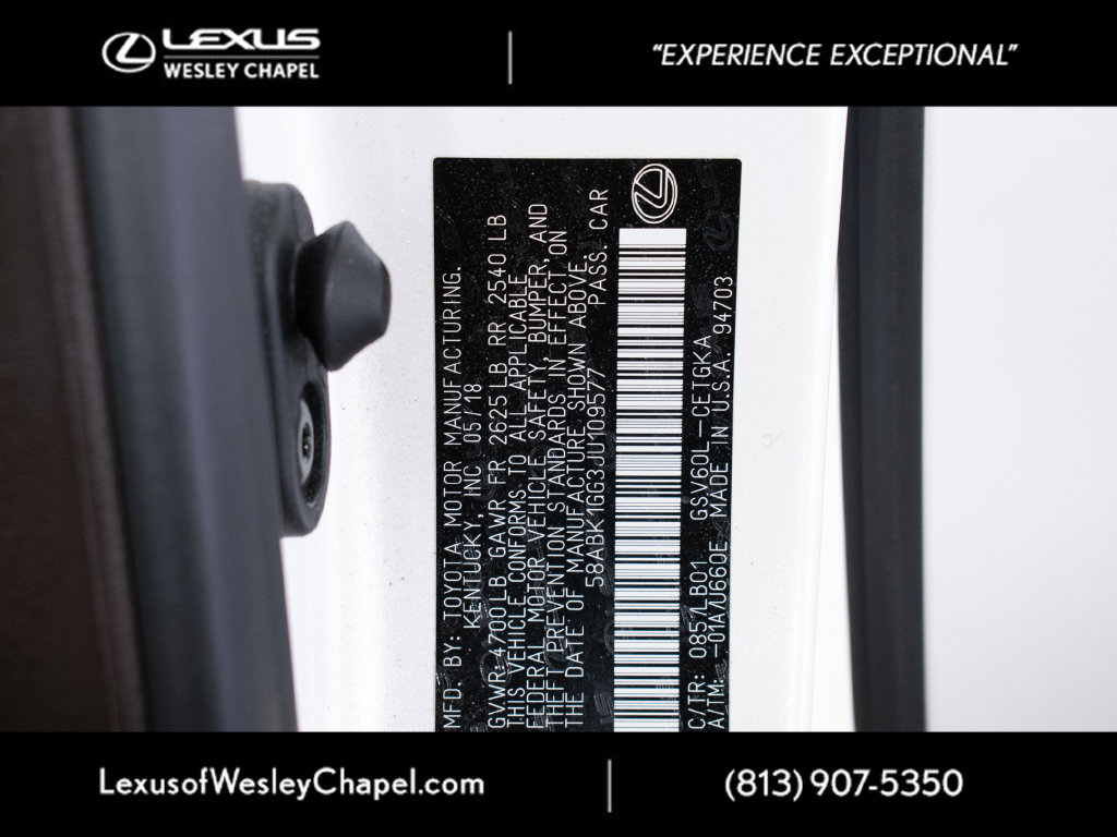 Used 2018 Lexus ES 350 w/ Luxury Package w/Wood Trim FWD image 25