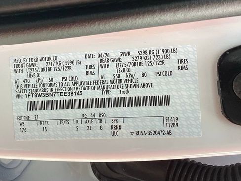 New 2026 Ford F350 XL w/ STX Appearance Package AWD/4WD image 30