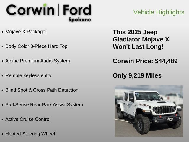 Used 2025 Jeep Gladiator Mojave AWD/4WD image 6