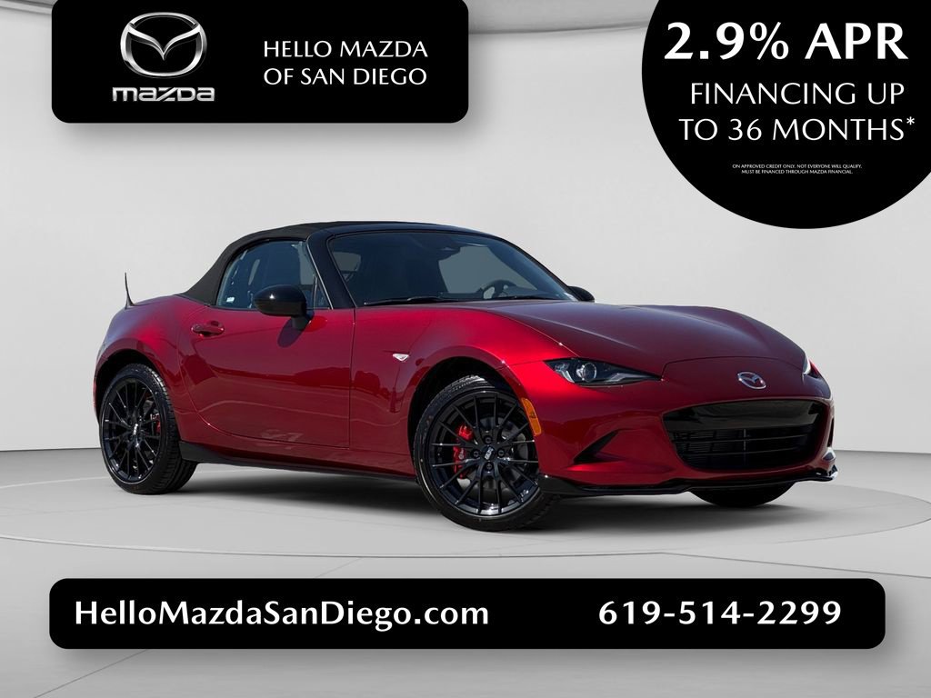 New 2026 MAZDA MX-5 Miata Club w/ Brembo/BBS/Recaro Package RWD image 1