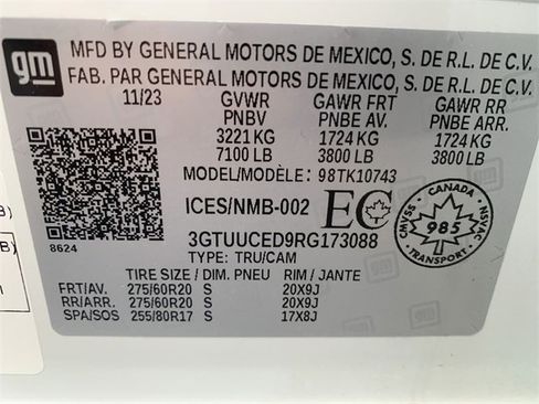 Used 2024 GMC Sierra 1500 Elevation image 33