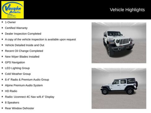 Used 2020 Jeep Wrangler Unlimited Rubicon AWD/4WD image 2