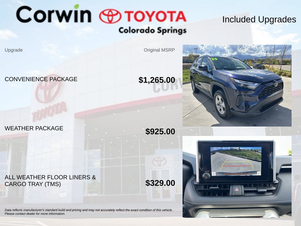 Used 2025 Toyota RAV4 XLE w/ Convenience Package AWD/4WD image 4