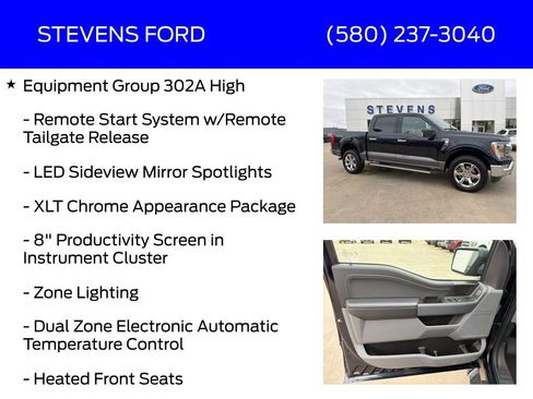 Used 2022 Ford F150 XLT w/ Equipment Group 302A High image 12