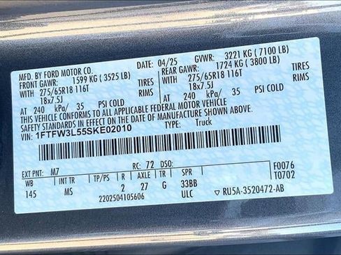 Used 2025 Ford F150 XLT w/ Equipment Group 301A Standard image 32