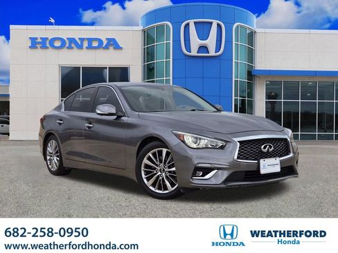 Used 2022 INFINITI Q50 Luxe w/ Cargo Package image 1