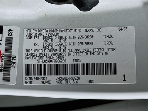 Used 2023 Toyota Tundra SR5 RWD image 12
