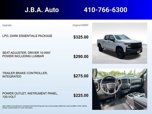 Certified 2022 Chevrolet Silverado 1500 Custom Trail Boss w/ LPO, Dark Essentials Package image 5