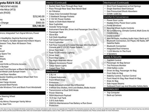 Used 2015 Toyota RAV4 XLE image 6