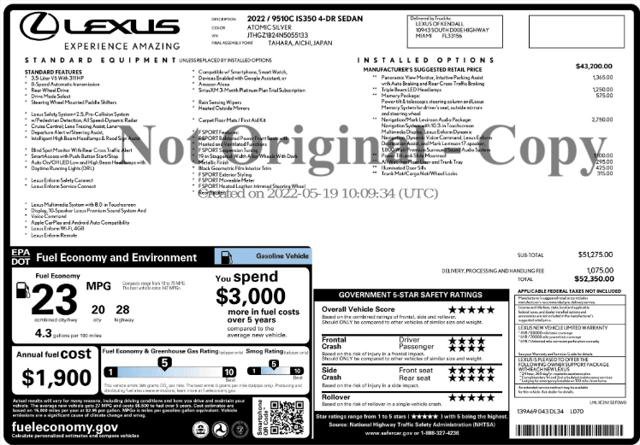 Used 2022 Lexus IS 350 F Sport RWD image 4