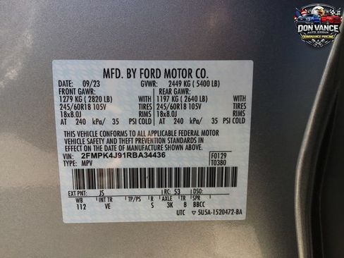 Used 2024 Ford Edge SEL w/ Convenience Package AWD/4WD image 29
