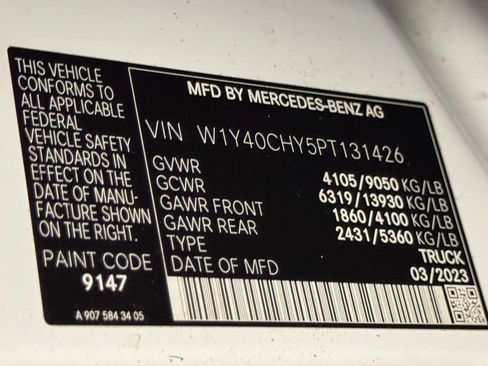 Used 2023 Mercedes-Benz Sprinter 2500 w/ Acoustic Package image 55