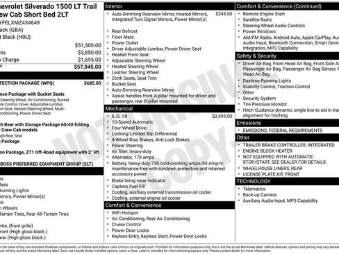 Used 2021 Chevrolet Silverado 1500 LT Trail Boss w/ Bed Protection Package image 19