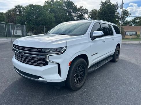 Used 2021 Chevrolet Suburban Premier w/ Premium Package RWD image 1