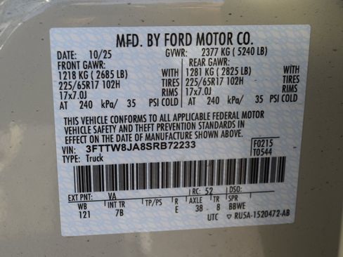 New 2025 Ford Maverick XLT w/ Equipment Group 302A image 26