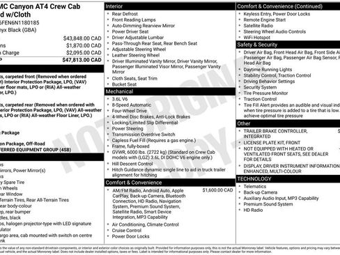 Used 2022 GMC Canyon AT4 AWD/4WD image 84