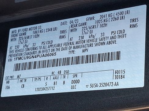 Certified 2023 Ford Escape Active w/ Tech Pack #1 image 26