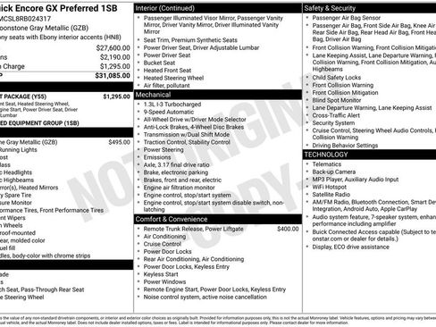 Certified 2024 Buick Encore GX Preferred w/ Comfort Package AWD/4WD image 15
