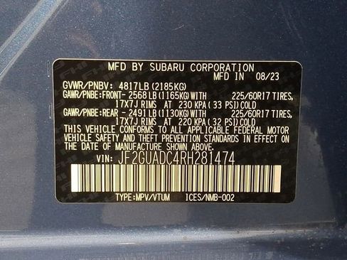 Used 2024 Subaru Crosstrek 2.0i Premium AWD/4WD image 26