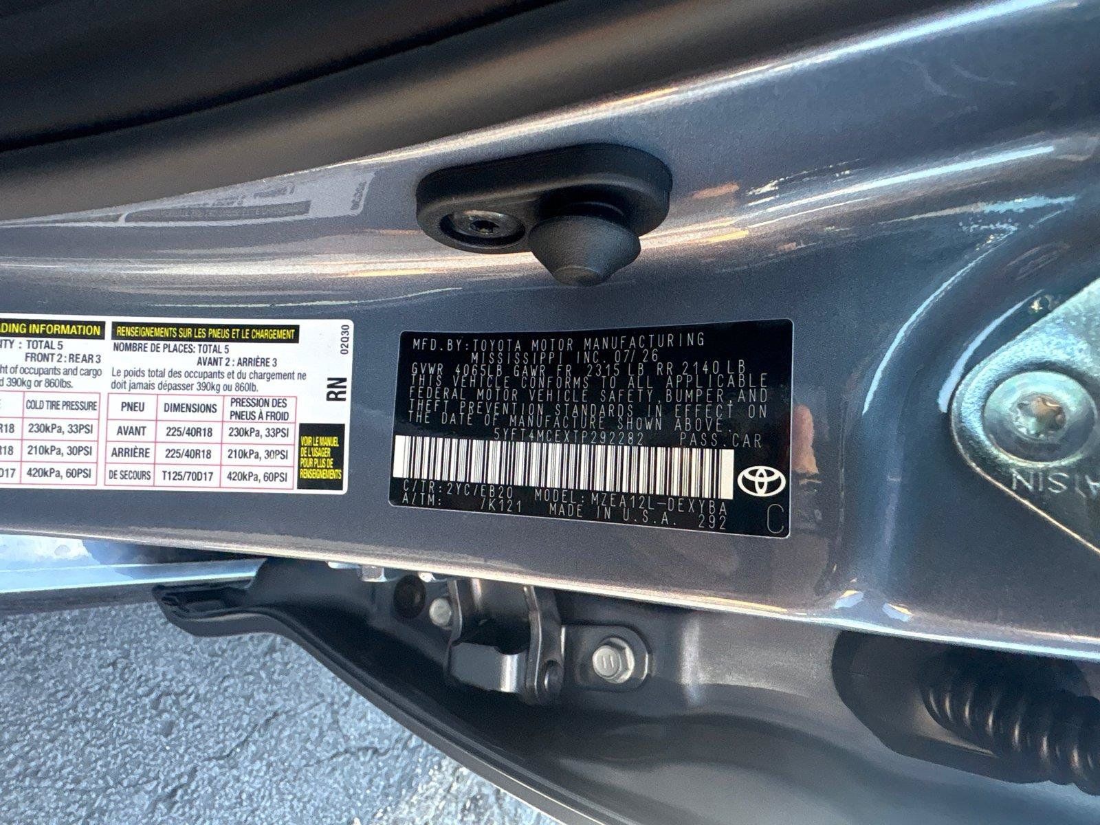 Used 2026 Toyota Corolla XSE FWD image 32