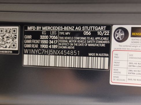 Used 2022 Mercedes-Benz G 63 AMG 4MATIC image 71