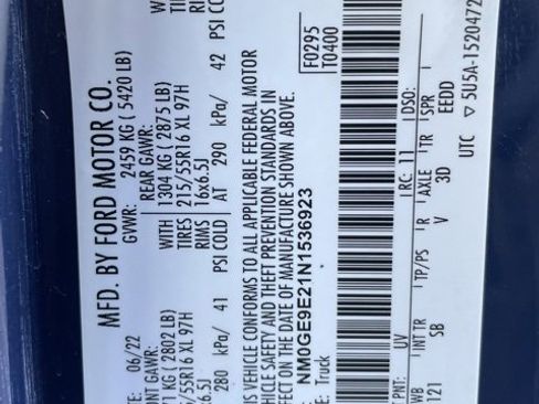 Used 2022 Ford Transit Connect XL w/ Trailer Tow Package image 32