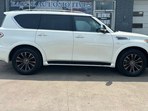 Used 2019 Nissan Armada Platinum w/ Captain's Chairs Package AWD/4WD image 2