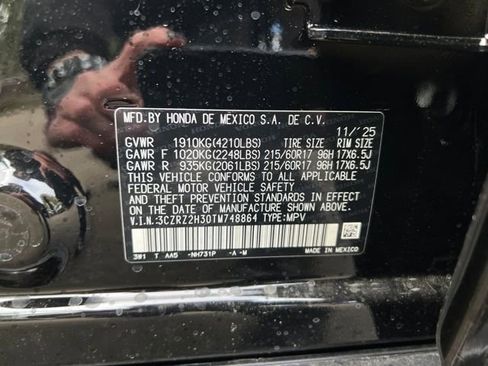 New 2026 Honda HR-V LX image 16