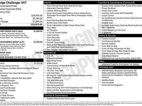 Used 2016 Dodge Challenger SXT w/ Super Sport Group (SS/T) image 5