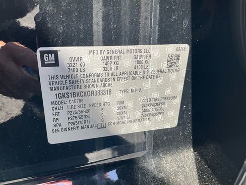 Used 2016 GMC Yukon SLT w/ Open Road Package RWD image 18