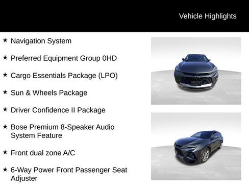 Used 2019 Chevrolet Blazer Premier w/ Sun and Wheels Package AWD/4WD image 13