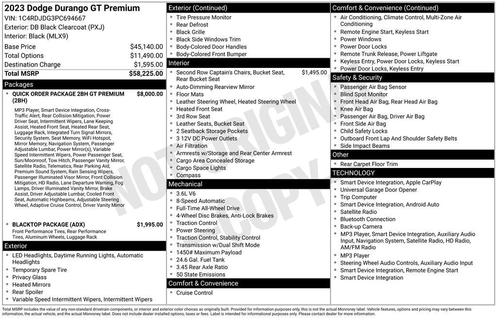 Used 2023 Dodge Durango GT AWD/4WD image 47