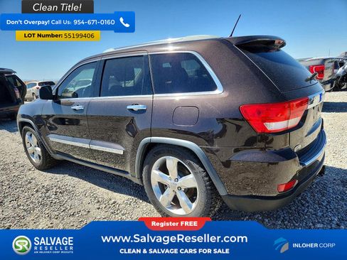 Used 2012 Jeep Grand Cherokee Overland Summit AWD/4WD image 3