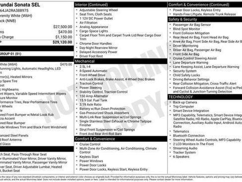 Used 2024 Hyundai Sonata SEL FWD image 30