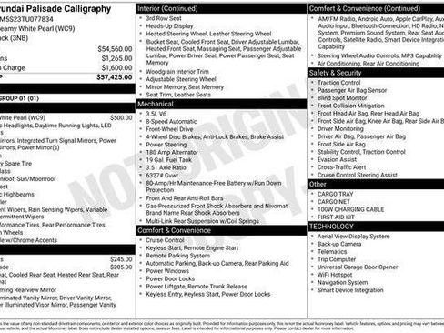 New 2026 Hyundai Palisade Calligraphy FWD image 34