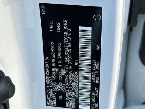 New 2026 Lexus LX 600 F Sport image 23