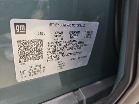 New 2026 Chevrolet Suburban RST AWD/4WD image 35