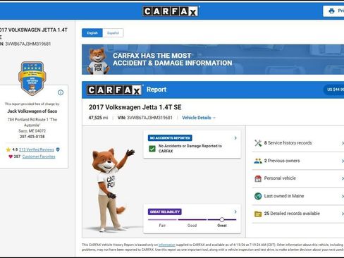 Used 2017 Volkswagen Jetta SE image 7