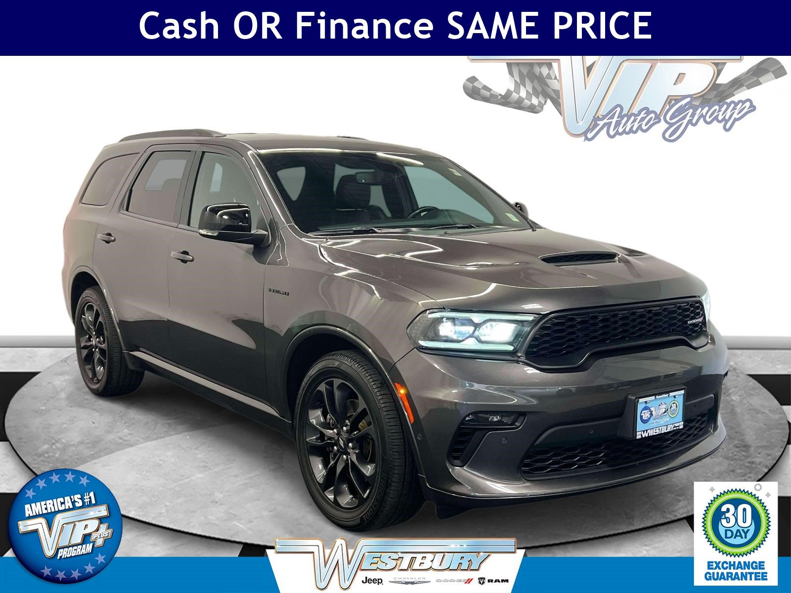Certified 2021 Dodge Durango R/T w/ Blacktop Package AWD/4WD image 1