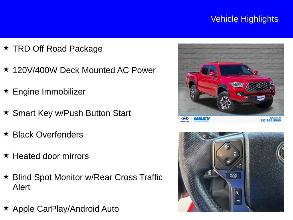 Used 2021 Toyota Tacoma TRD Off-Road AWD/4WD image 9