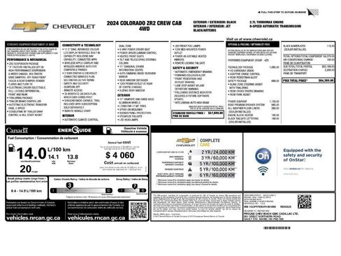 Used 2024 Chevrolet Colorado ZR2 w/ Technology Package AWD/4WD image 2