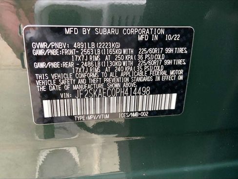 Certified 2023 Subaru Forester Premium AWD/4WD image 34