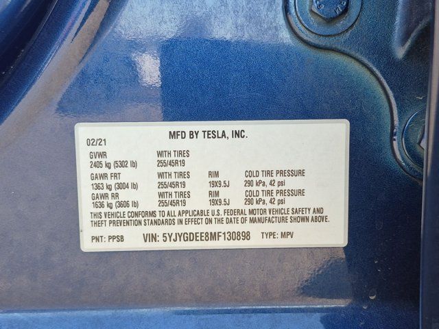 Used 2021 Tesla Model Y Long Range AWD/4WD image 15