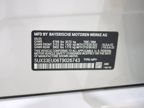 Used 2026 BMW X5 M60i AWD/4WD image 45