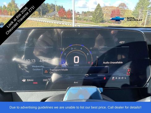 New 2026 Chevrolet Traverse Z71 w/ Enhanced Driving Package image 20