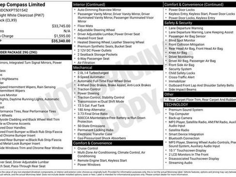Used 2023 Jeep Compass Limited AWD/4WD image 37