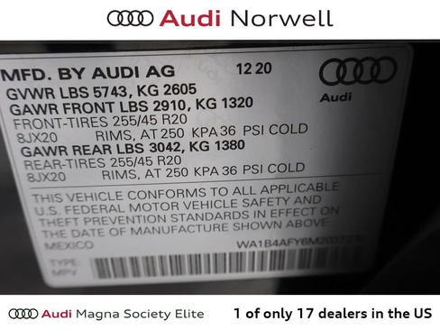Used 2021 Audi SQ5 Premium Plus w/ Premium Plus Package AWD/4WD image 3