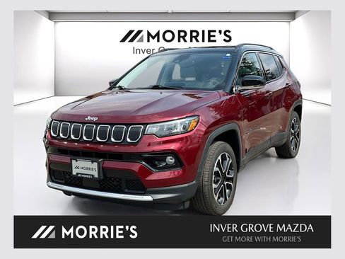 Used 2022 Jeep Compass Limited w/ Sun and Sound Group AWD/4WD image 1