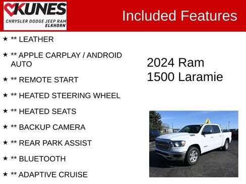 Used 2024 RAM 1500 Laramie AWD/4WD image 2